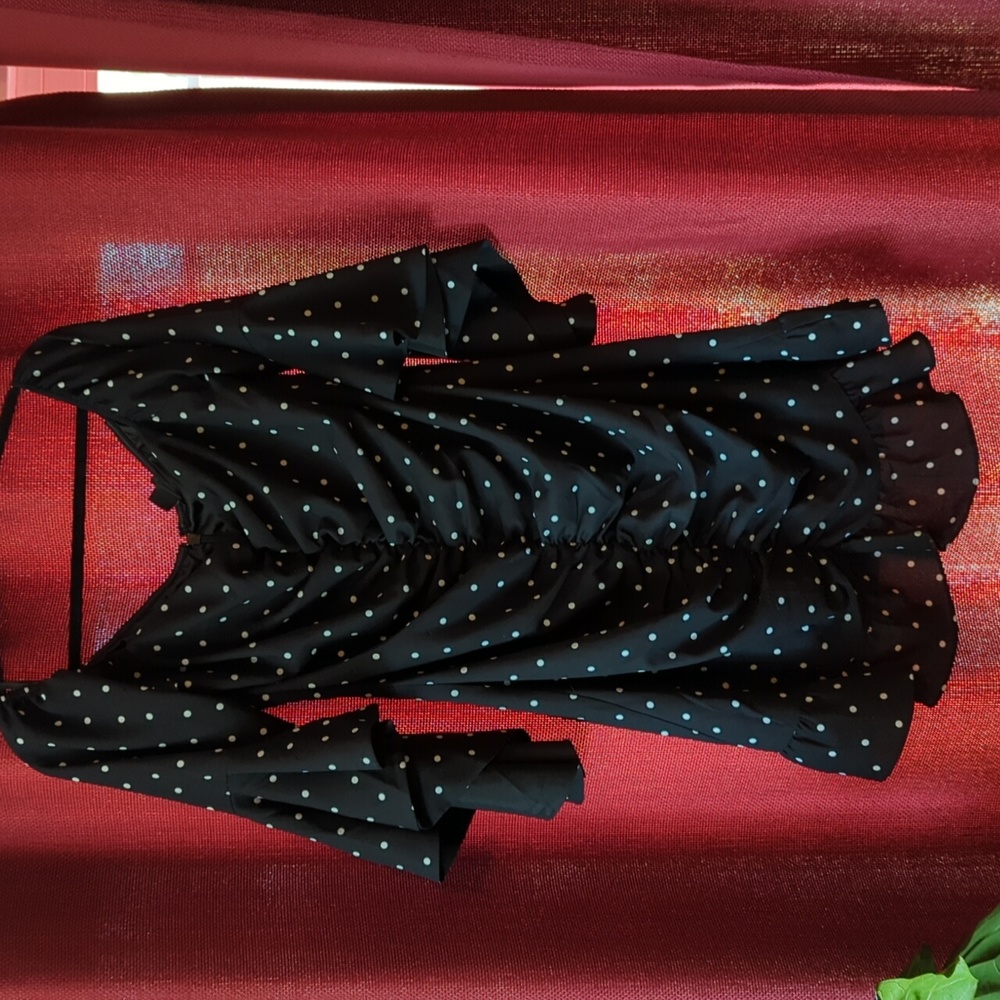 City chic polka dot dress